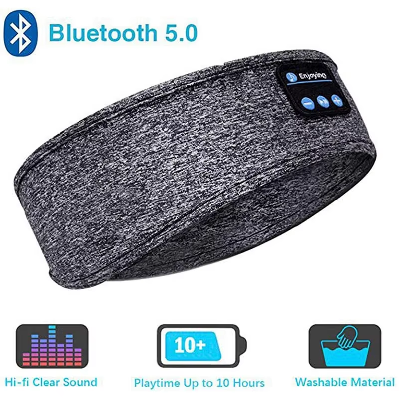 Experience Ultimate Comfort with Fone Bluetooth Earphones - Sports Sleeping Headband with Active Noise-Cancellation and Wireless Freedom